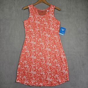 Columbia Dress Womens Medium Midway Bay Sleeveless Island Hula Luau Fishing